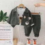 Mini Fashion– Elegant&Zacht– Pastel Kleur Outfit Groen / 100 (2-3 jaar) | Educatief Speelgoed