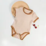 Mini Fashion™ - Leuke Kleurencombinaties - Baby Romper Beige / 90 (2-3 jaar) | Educatief Speelgoed