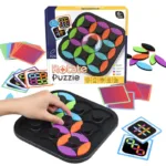 Rotating Logic™ - Uitdagend Puzzelen - Tangram Bordspel | Educatief Speelgoed