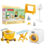 Mini Washing Machine Set™ - Leuk&Leerzaam - Speelse Mini Wasmachine Set | Educatief Speelgoed