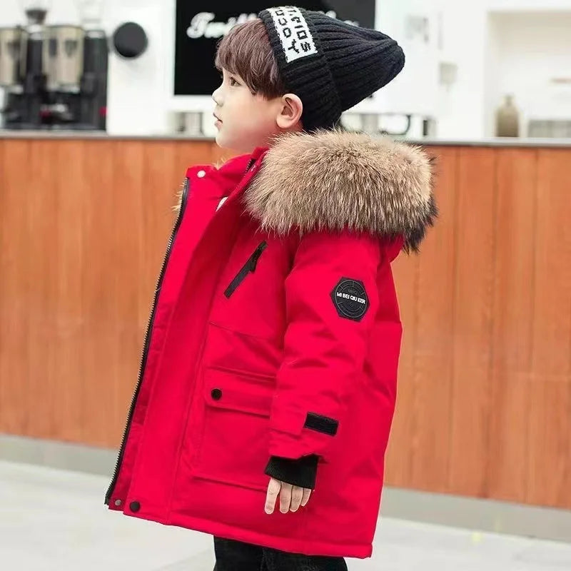 image_829_1730230186769-58955556-55453580-67728240_1 Mini Fashion™ - Waterdicht&Warm - Winterjas Rood / 160 (11-12 jaar) | Educatief Speelgoed - Afbeelding 1