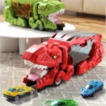 Dino Devour Car™ - Dino Power - Dino Speelgoedauto Groen 6 auto's | Educatief Speelgoed