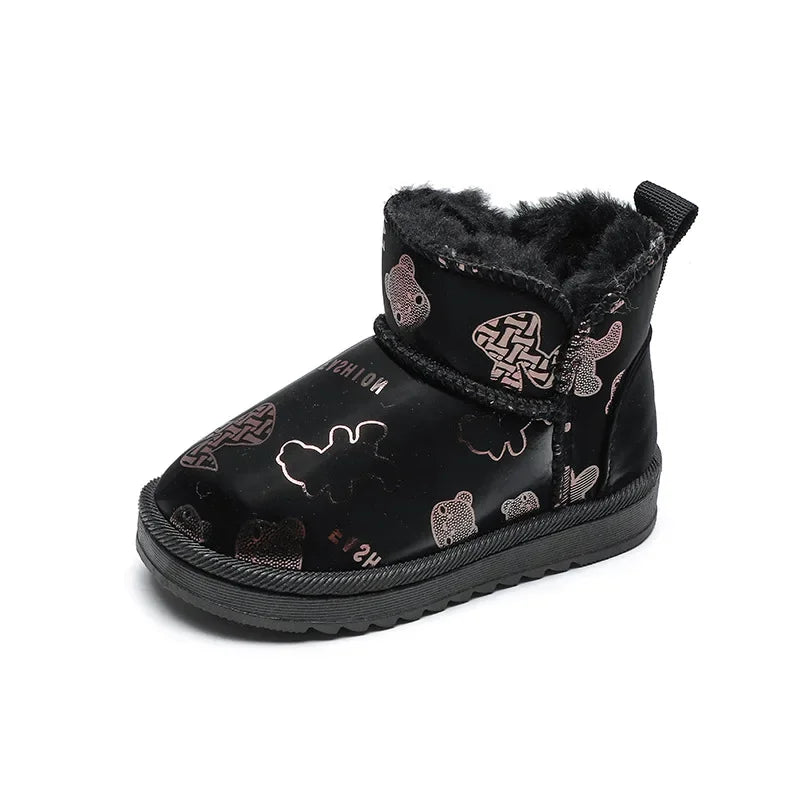image_871_1724688815813-24655847-24573345-84625858_4 Mini Fashion™ - Waterdicht Ontwerp - Kinder Snowboots Fashion Print Zwart / 36 (10-11 jaar) | Educatief Speelgoed - Afbeelding 1