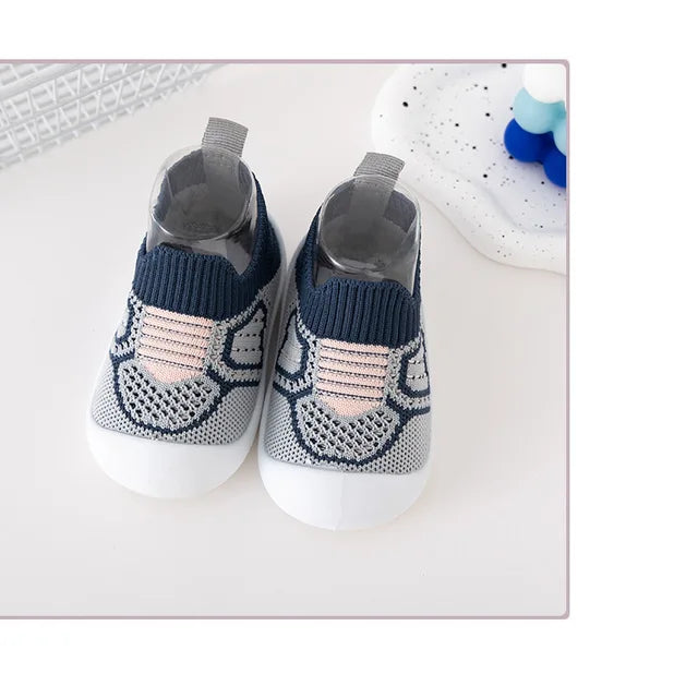 image_88_Childrens_New_Toddler_Shoes_Explosion_Spring_and_Fall_Leisure_with_The_Baby_Board_Shoes_Soft_Soles_Stirrups_Korean_Flyknit_Shoe_7 Mini Fashion™ - Stijlvol Stappen - Peuterschoentjes Blauw / 23 (18-24 maanden) | Educatief Speelgoed - Afbeelding 1