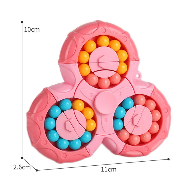 image_893_Sixsided_Rotating_Stress_Relief_Toy_Bead_Decompression_Toys_Set_for_Kids_Adult_8 Bead Maze Cube™ - Stressvrije Pret - Fidget Speelgoed Roze | Educatief Speelgoed - Afbeelding 1