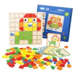 Woods™ - Educatief Entertainment - Houten patronen puzzel | Educatief Speelgoed