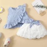Mini Fashion™ - Top&Short Set Meiden Blauw / 110 | Educatief Speelgoed