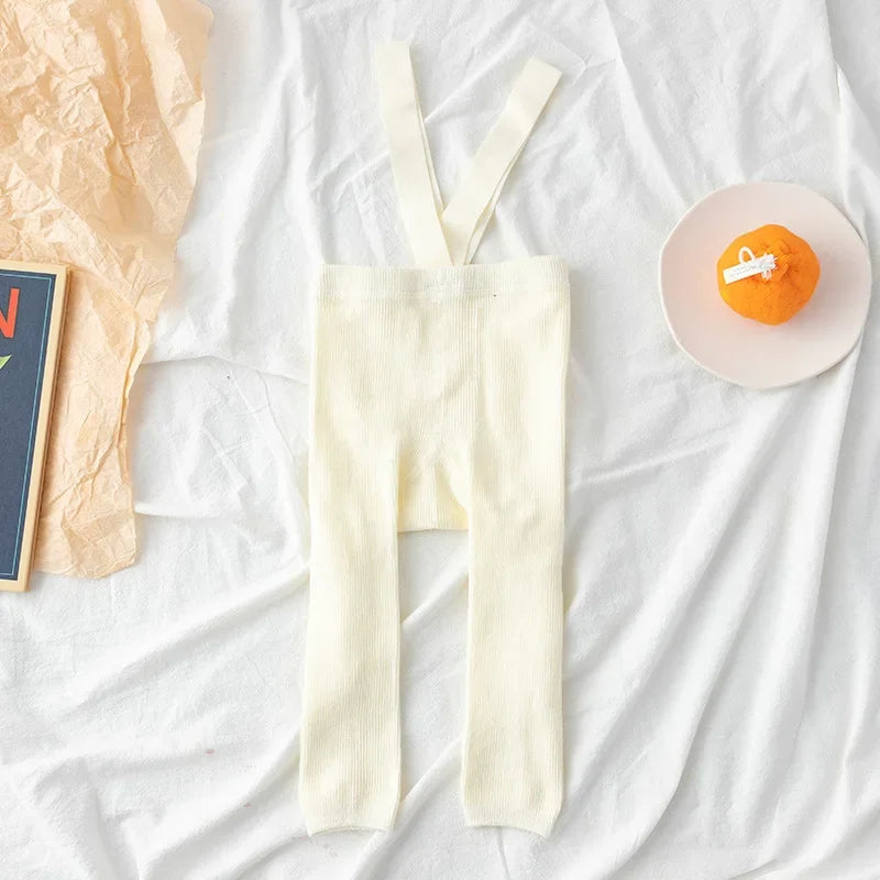 image_910_1730739212685-12646070-4684453-55482871_12_b7ffebb6-b37a-4f95-981f-43f12ad320c0 Mini Fashion™ - Zacht&Comfortabel - Kinder Legging met Bretels Wit / M (1-2 jaar) | Educatief Speelgoed - Afbeelding 1