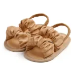 Mini Fashion™ - Zacht En Comfortabel - Baby Girl Sandalen Khaki / 14 (0-6 Maanden) | Educatief Speelgoed
