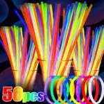 NeonJoy– Kleurrijk&Helder– Lichtgevende Feeststicks 25 + 25 GRATIS | Educatief Speelgoed