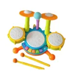 Kids Drumset™ - Kleintjes aan de Slag - Speelgoed Drumset Blauw | Educatief Speelgoed