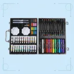 TinyArtist– Speels&Creatief– Teken- en Verfdoos 66pcs | Educatief Speelgoed