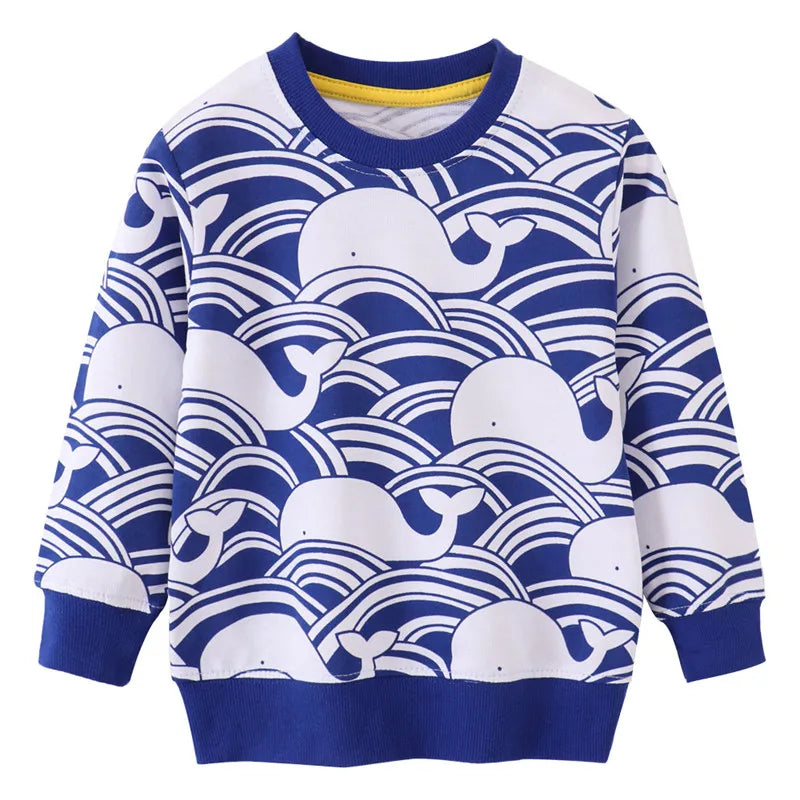 image_982_1728327311011-67266142-17954912-25336796_7 Mini Fashion™ - Walvis Sweater Blauw / 90 (2 jaar) | Educatief Speelgoed - Afbeelding 1
