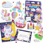 Diamond Painting™ - Creatief met diamanten - Sticker Kit Eenhoorns | Educatief Speelgoed