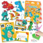 Diamond Painting™ - Creatief met diamanten - Sticker Kit Dino's | Educatief Speelgoed