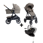 Kinderwagen Joie Signature Vinca Maple met Autostoel Novi Baby Joy Pro Glide 360°