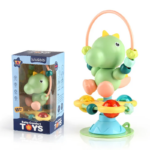 Soothing Rattle Toy™ - Sensorisch Baby Speelgoed met zuignap Dino Ballen | Educatief Speelgoed