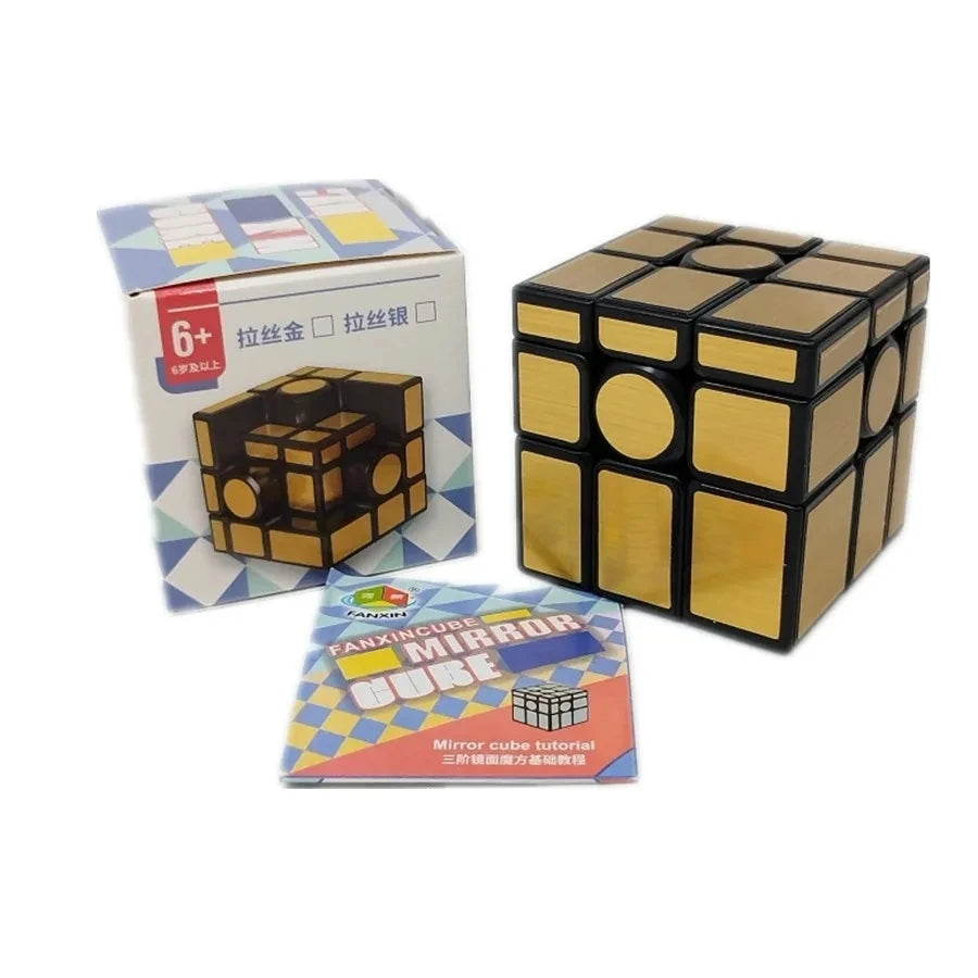 mirror_gold Magic Cube Puzzle™ - Draai, Verwonder&Los op - Puzzel Spiegel Goud | Educatief Speelgoed - Afbeelding 1