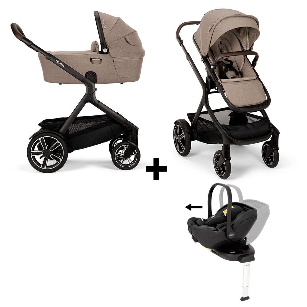 Kinderwagen Nuna DEMI Next Cedar + Autostoel Joy Glide 360°&Base + GRATIS Winterset