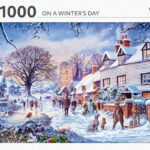 On a winter's day (1000) - Rebo  Legpuzzel