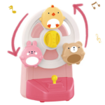 Ferris Wheel Music™ - Dierenpret Muziekdoos -  Speelgoed Dieren Reuzenrad Roze | Educatief Speelgoed