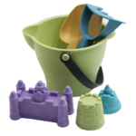 Beach Bucket Set™ – Zintuiglijk Zomerspel – Strandemmer met accessoires Groen Gietemmer | Educatief Speelgoed