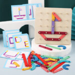 Woods™ - Stimuleer de creativiteit - Prikbord puzzel | Educatief Speelgoed