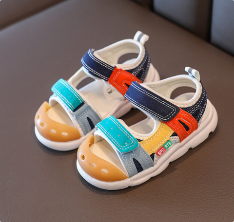 qq_1751264845518_480 Mini Fashion™ - Zomerse Zandavonturen - Kindersandalen Blauw B / 24 (2 - 2.5 jaar) | Educatief Speelgoed - Afbeelding 1