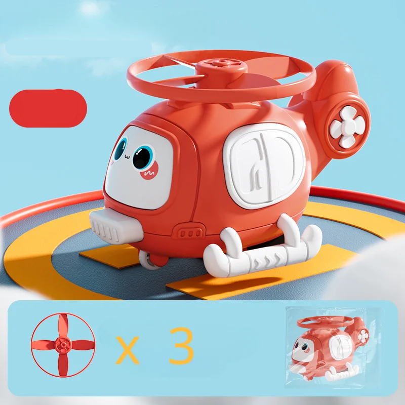 red_4a21cd36-271e-4746-880a-b5bb482373b1 Hover Buddy™ – Luchtige Lachjes – Cartoon Helikopter Rood | Educatief Speelgoed - Afbeelding 1