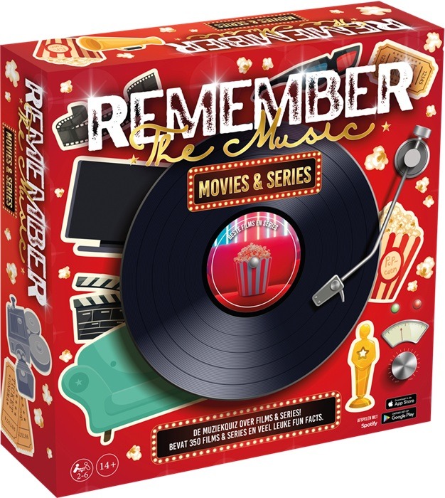 Remember The Music: Movies & Series - Partyspel Remember The Music: Movies & Series - Partyspel - Afbeelding 1