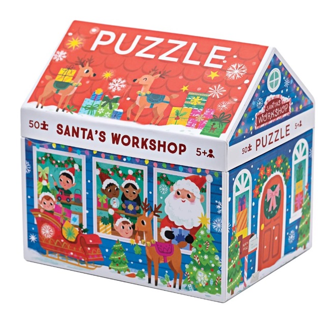 Kerstman's werkplaats (50) - Crocodile Creek Legpuzzel Kerstman's werkplaats (50) - Crocodile Creek Legpuzzel - Afbeelding 1