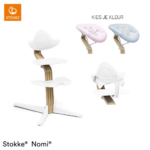Kinderstoel Stokke® Nomi White/Oak incl. Newbornset + GRATIS Babyset