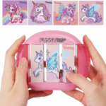 Twisty Puzzle™ - Eindeloos Puzzelplezier - Draaipuzzel Eenhoorn 9 vlakjes | Educatief Speelgoed