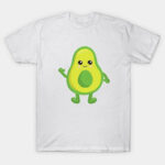 Mini Fashion™ - Matchen Met De Familie - Avocado T-shirt Wit Avocado zonder pit / Volwassenen - XL | Educatief Speelgoed