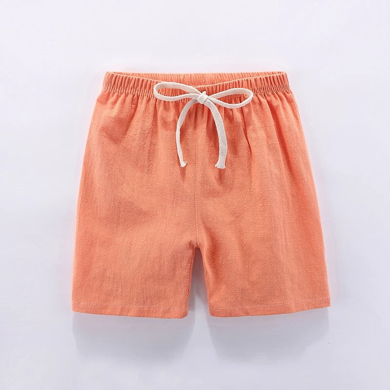 variant-image-6_9269bc55-31dd-4224-b11d-59380e4fc554 Mini Fashion™ - Sneldrogend Materiaal - Katoen-linnen Short Oranje / 110 (5 jaar) | Educatief Speelgoed - Afbeelding 1