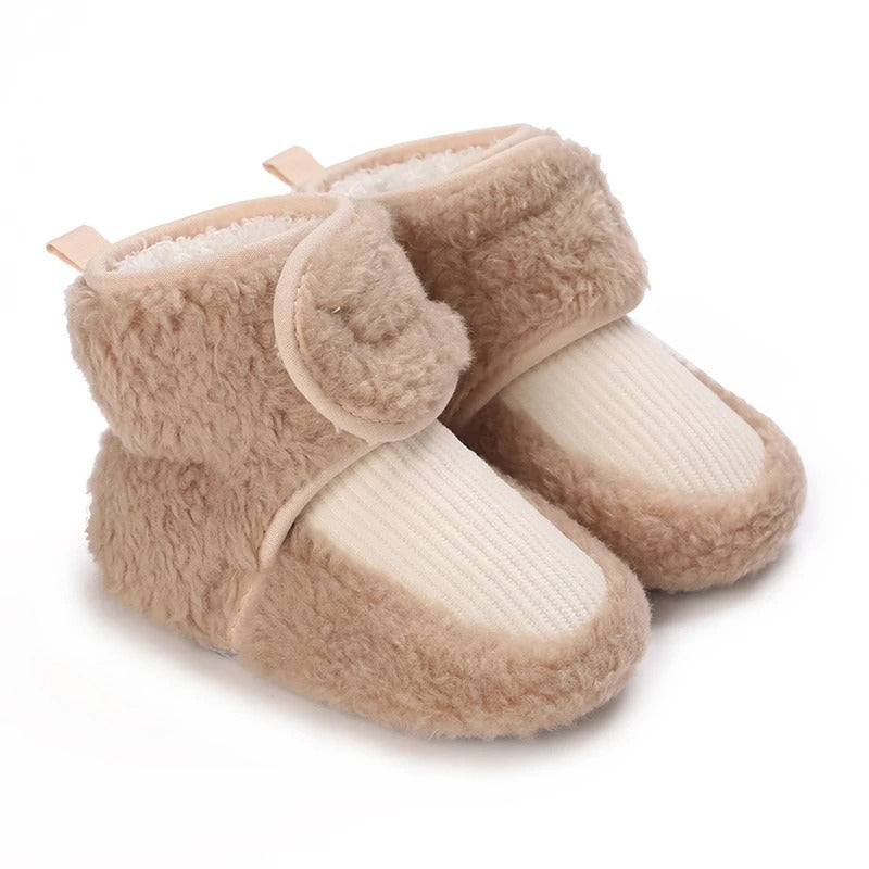 variant-image-8_f89419c7-9e16-45ea-8e8d-e71097df475e Mini Fashion™ - Warm&Comfort - Dieren Schoentjes Bruin / 17 (6-12 maanden) | Educatief Speelgoed - Afbeelding 1