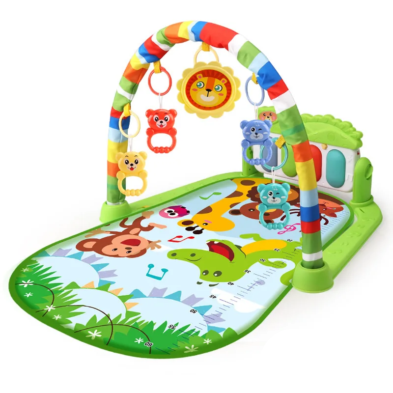 vinian_116_66 Musical Arch™ – Klanken&Kleuren– Baby Gym Dieren Groen | Educatief Speelgoed - Afbeelding 1