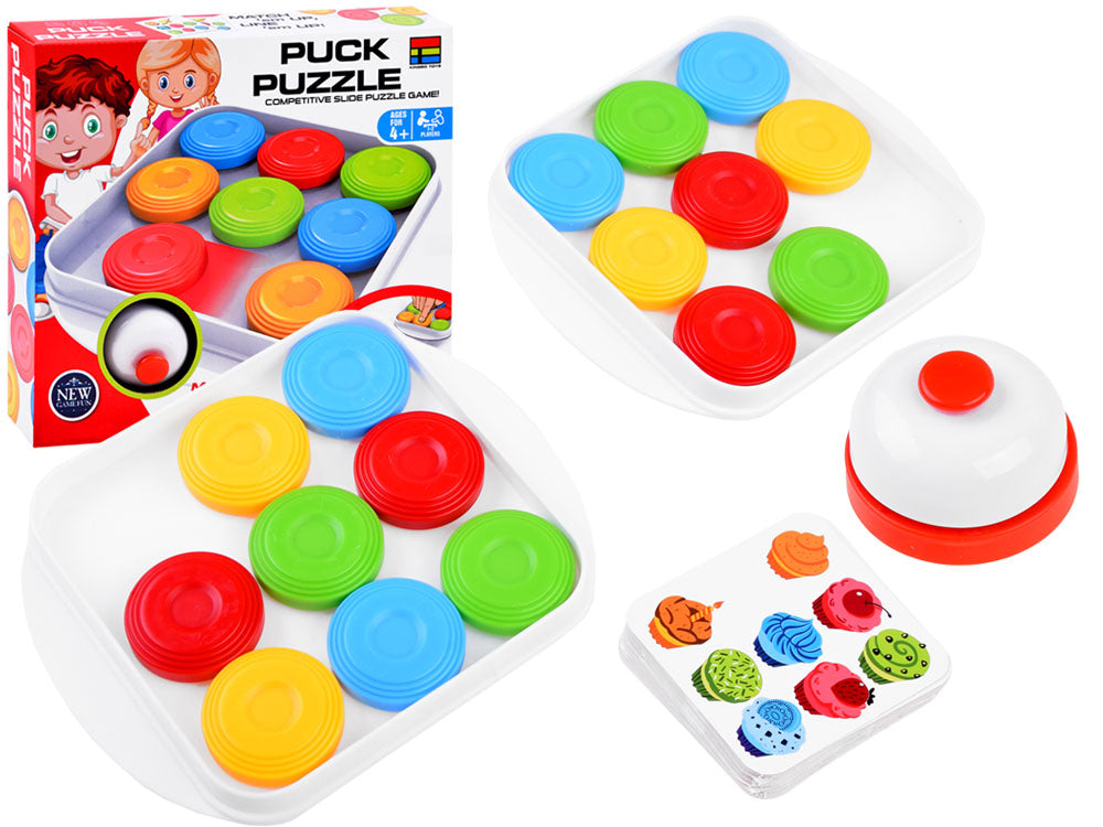 vyrp12_20406JOKO-Logicka-Spolocenska-Hra-Quick-Puck-Puzzle_www-tvojsen-mido-sk Quick Puzzle™ - Wie is het snelst? - Familiespel | Educatief Speelgoed - Afbeelding 1