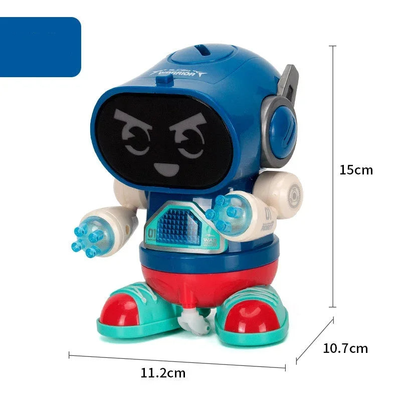 wheel_walking_blue Dancing Spin Robot™ - Lichtjes en Dansjes - Speelgoedrobot Voetjes Blauw | Educatief Speelgoed - Afbeelding 1