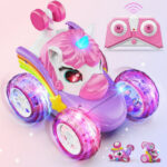 GlowRide– Kleurrijk&actief– Eenhoorn RC-auto Roze eenhoorn | Educatief Speelgoed