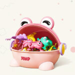 FroggyPlay– Actief&Gezellig– Kikker Bouncespel Roze | Educatief Speelgoed