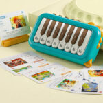 PocketPiano– Compact&Muzikaal– Mini Elektronische Piano Groen | Educatief Speelgoed