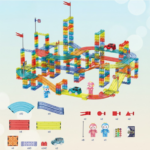 SmartTrack– Bouw&Speel– Magnetische Creatieve wegen 348 stuks | Educatief Speelgoed