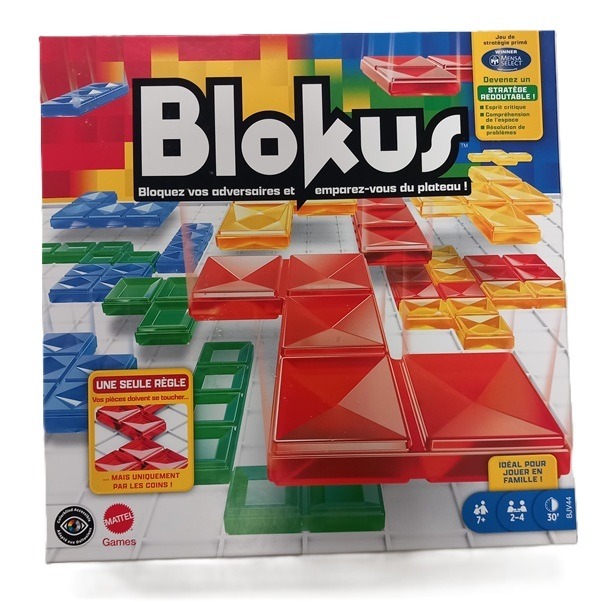 Blokus (Spelregels uitsluitend in het Frans) - Mattel Bordspel|Legspel Blokus (Spelregels uitsluitend in het Frans) - Mattel Bordspel|Legspel - Afbeelding 1