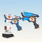 BattleBeam– Actie&Plezier– Laser Tag Cyber Defender (Zwart/Blauw) | Educatief Speelgoed