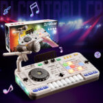 MiniDJ– Muzikaal&Interactief– DJ Mixer Speelgoed Wit | Educatief Speelgoed