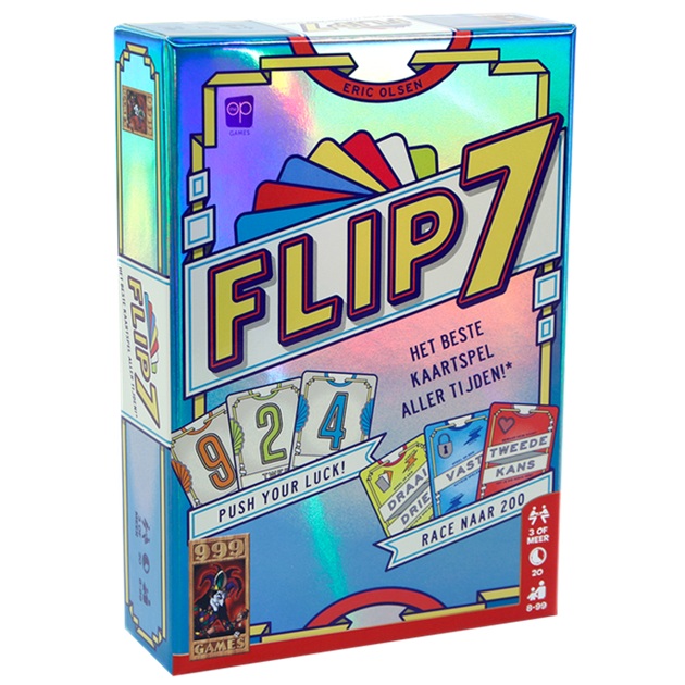 Flip 7 - 999 games Kaartspel Flip 7 - 999 games Kaartspel - Afbeelding 1