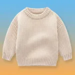 PureSoft– Classic&Knus– Stevige gebreide trui Beige / 130 (6 jaar) | Educatief Speelgoed