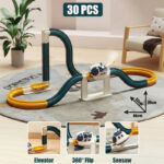 SteamTrack– Interactief&Cool– 360° Stoomtrein baan 30 onderdelen | Educatief Speelgoed