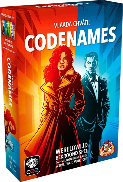 Codenames (NL) (nieuw artwork) - White Goblin Games Taalspel|Partyspel Codenames (NL) (nieuw artwork) - White Goblin Games Taalspel|Partyspel - Afbeelding 1